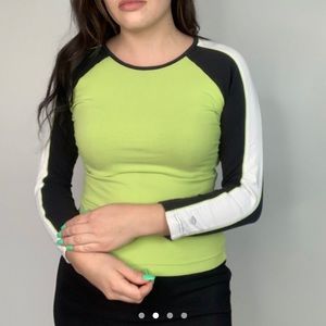 Shego inspired lime green sporty top , sized small ; great for everyday wear